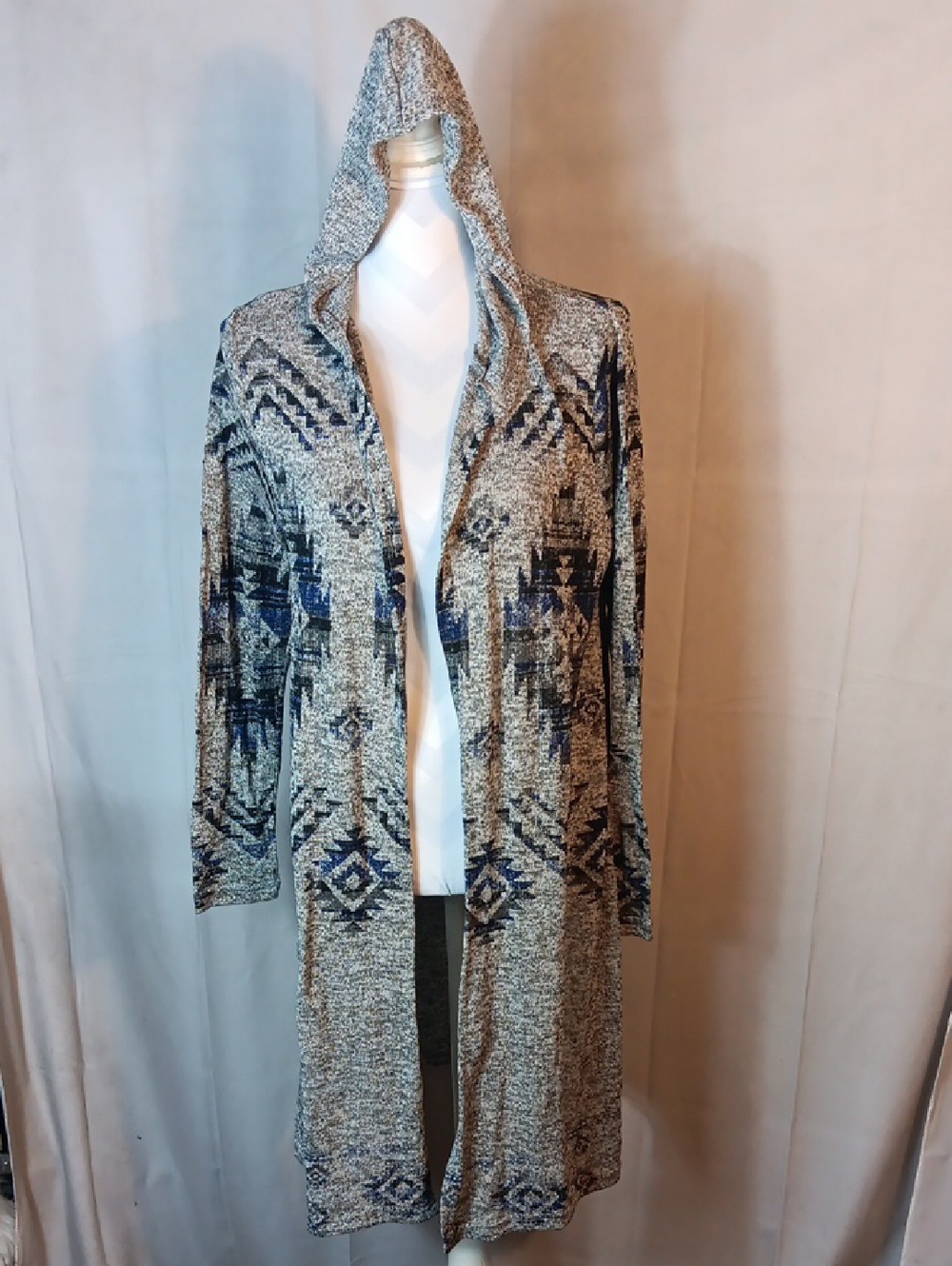 Absolutely Famous Hooded Cardigan Duster